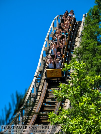 Thunder Run at Six Flags Kentucky Kingdom. Photo (c) 2013 Great american Thrills and Kris Rowberry