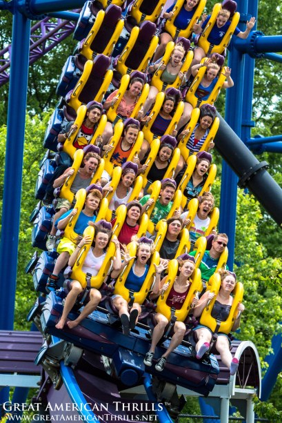 Batman: The Dark Knight at Six Flags New England. Photo (c) 2013 Kris Rowberry and Great American Thrills