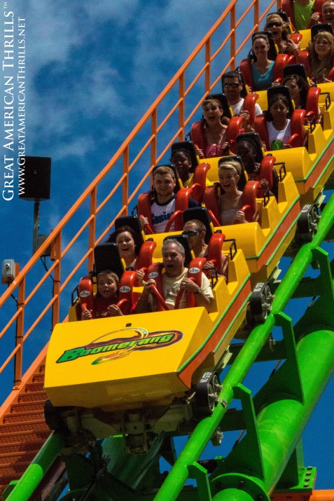 Boomerang at Six Flags St. Louis. Photo (c) 2013 Kris Rowberry and Great American Thrills
