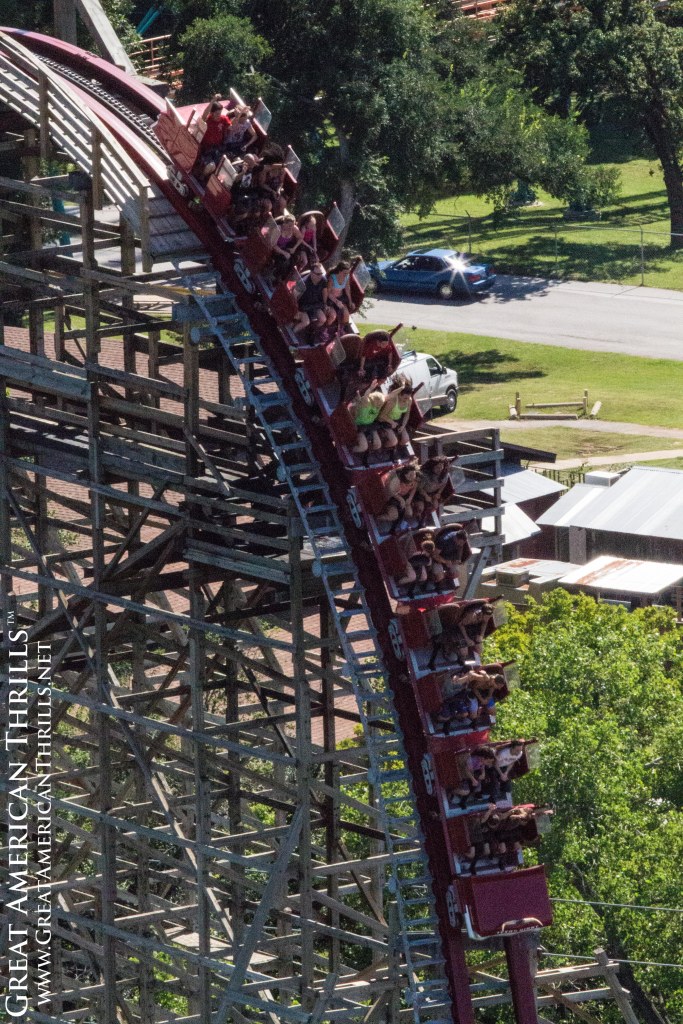 New Texas Giant at Six Flags Over Texas. Photo (c) 2013 Great American Thrills and Kris Rowberry.