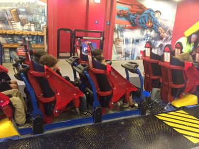 Superman Train Modifications, Six Flags Discovery Kingdom