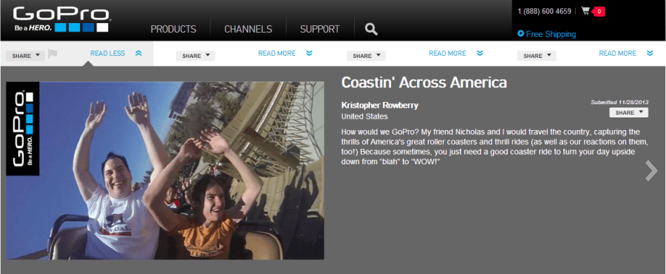 Great American Thrills, I Will GoPro Entry